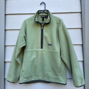 Patagonia Synchilla Half-Zip Pullover Fleece, Men’s Medium, Sage Green